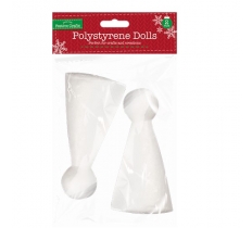 Polystyrene Doll 2 Pack