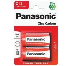 Panasonic C Batteries 2 Pack X 12