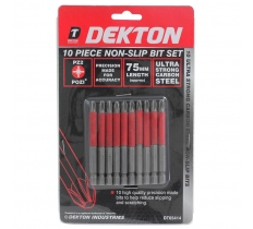 Dekton 10 Pack Non-Slip Bit Set 75mm