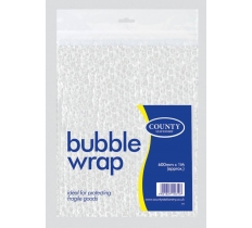 County Bubble Wrap Sheet Large Sheet 600mm X 1M