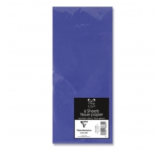 6 Sheet Tissue Paper Dark Blue