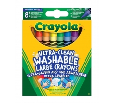 Crayola 8 Ultra Clean Large Crayons ( 52-3282 )