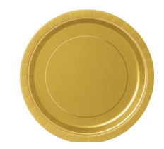 8 Gold 7" Plates
