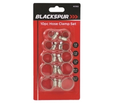 Blackspur 10Pc Hose Clamp Set