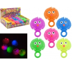 Neon Light Up Little Chick Rings ( Assorted Colors )
