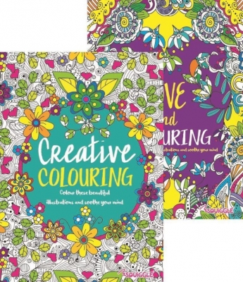 A4 Adult Colour Therapy Book 3 & 4