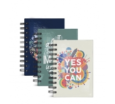 Quote A6 Hardback Spiral Notebook