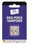 Tallon Double Hole Metal Pencil Sharpener