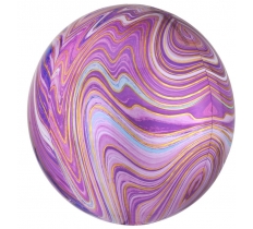 Purple Marblez Orbz Xl Pack aged Foil Balloons G20