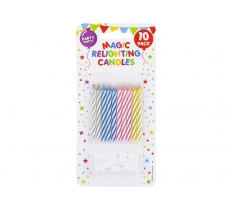 Magic Relighting Candles With Holders