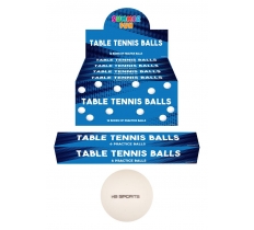 Table Tennis 4cm Ping Pong Balls Pack Of 6