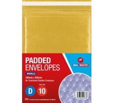 Mail Master D Manilla Padded Envelope 10 Pack