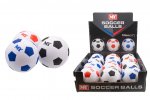 4" Pu Footballs In Display Box - "M.Y"