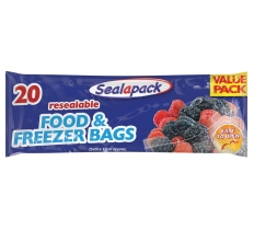 20 Pack Food & Freezer Bags