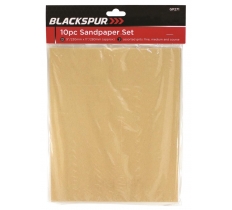 Blackspur Assorted SandPaper 10 Pack