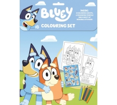 Bluey Colouring Set