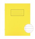 Silvine Yellow P4To Exercise Book Lined With Margin X 10