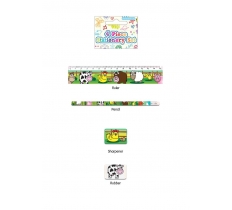 Farm Animals Stationery Set Of 4