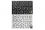 Pet Paw Print Black/ White Mat 40 x 60cm