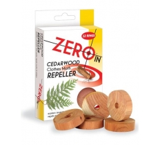 STV Zero In Moth Cedarwood Clothes Repeller Rings 12 Pack