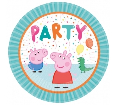 Peppa Pig Paper Plates 23cm - 6 Pack g