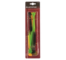 Blackspur Assorted Colour Cable Tie Set 120 Pack