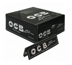 Ocb Black King Size Slim Cigarette Paper 50 Pack