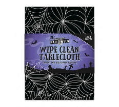 Halloween Wipe Clean Tablecloth 132x178cm - Adults