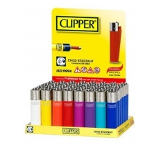 Mini Clipper Lighter Solid Colours 40 Pack