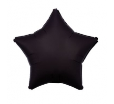 Amscan Silk Lustre Black Star Standard Pack aged Foil Balloon