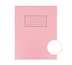 Silvine Pink P4To Exercise Book With Plain Inners X 10