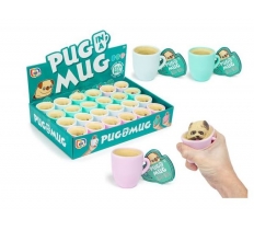 Squeeze Squishy Pug In A Mug ( Assorted Designs )