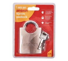 Amtech 60mm Steel Padlock