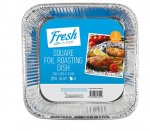 Square Roasting Foil Dishes 3 Pack
