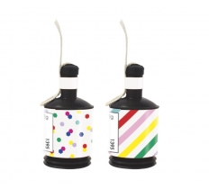 30 Stripe & Confetti Party Poppers