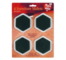 Furniture Sliders 4 Pack 70mm