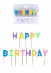 Bright Happy Birthday Candles 13 Pack