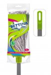 BETTINA Cotton Mop with Silver Handle 110cm