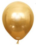 Kalisan 12" Mirror Gold Latex Balloon 50 Pack