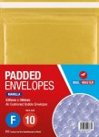 Mail Master F Manilla Padded Envelope 10 Pack