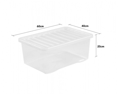 Wham Crystal 45L Box And Lid