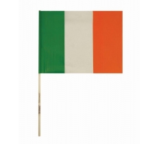 IRELAND HAND FLAG WITH STICK (29CM X 17CM)
