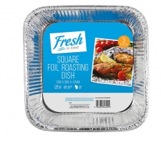 Square Roasting Foil Dishes 3 Pack