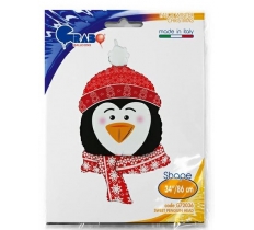 34" Sweet Penguin Head - Balloon