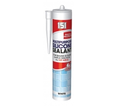 Multi Purpose Silicone Sealant White 280ml Cartridge