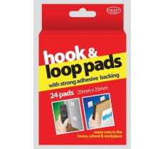 County Hook & Loop Pads 25 X 25mm