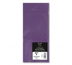 6 Sheet Tissue Paper Purple