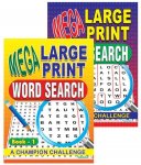 Mega Large Print Word Search Book