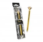 STATIONERY METAL PEN WITH DIAMOND