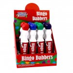 Large Mixed Coloured Bingo Dabbers x 12 ( 54p Each )